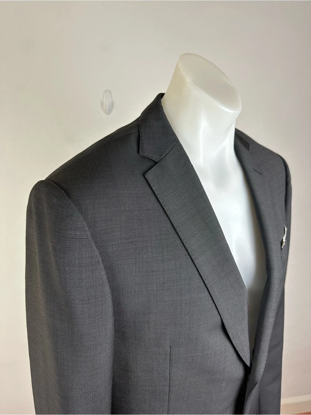 Z Zegna Mohair Soft Charcoal Sport Jacket